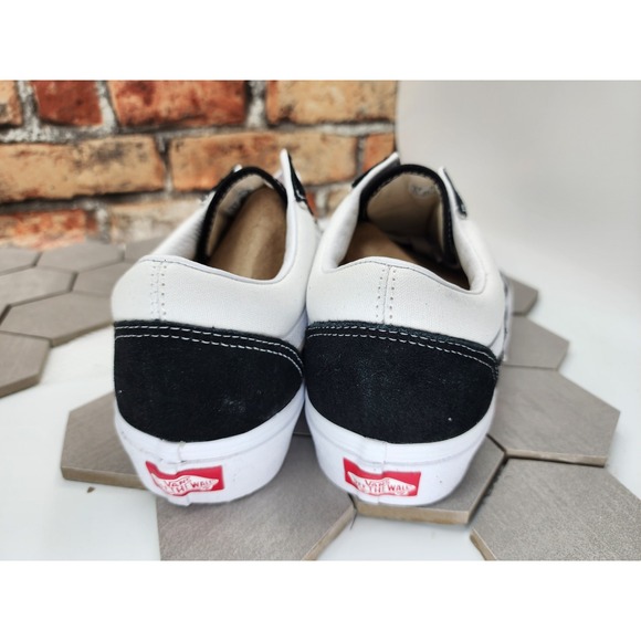 Vans Old Skool Bolt Shoes Two Tone Black White Knu Men Sz 7.5 Vn0009q5bmw Rare - Picture 5 of 8